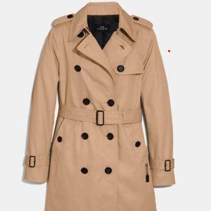 Coach Classic Khaki Trench Coat